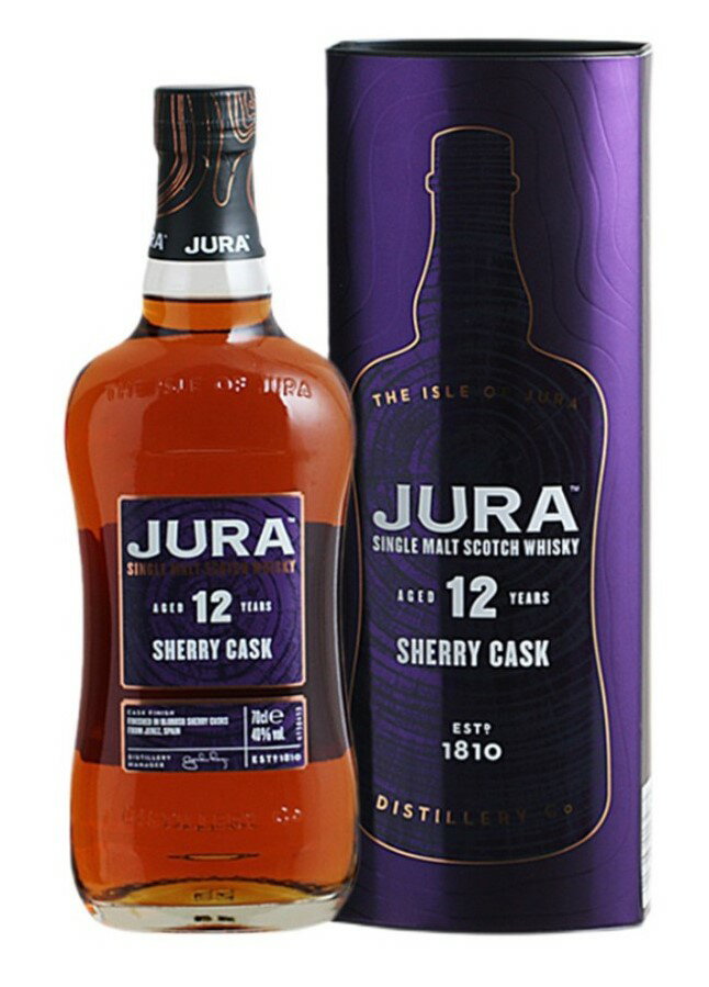 アイル オブ ジュラ 12年 シェリーカスク 700ml 40度 箱付 Jura 12 Years Old スコッチウイスキー シングルモルト