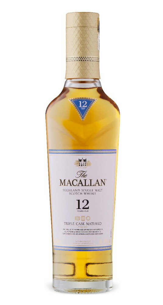 ■正規品■ ザ・マッカラン トリプルカスク 12年 ハーフボトル 350ml 40度 MACALLAN TRIPLE CASK 12 YEARS スコッチウイスキー