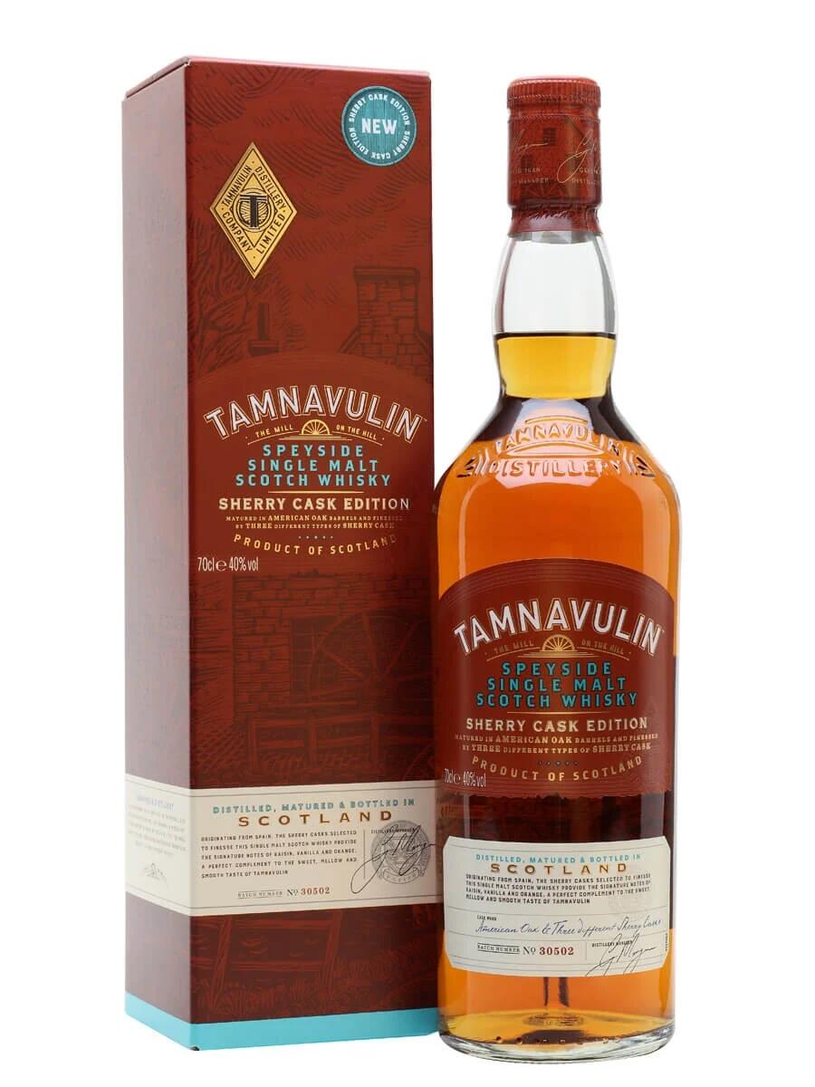 タムナヴーリン シェリーカスク 700ml 40度 箱付 Tamnavulin Sherry Cask スコッチウイスキー シングルモルト