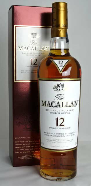 【正規品】マッカラン 12年 700ml 40度 モルトウイスキー/MACALLAN