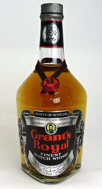 【希少】 グランツロイヤル 12年 750ml 43度 オールドボトル ウイスキー Grant's Royal 【中古】 A00289