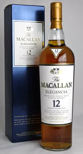 【終売品】 マッカラン 12年 エレガンシア 1000ml 40度 スコッチ・ウイスキー 箱付き MACALLAN ELEGANCIA A01261