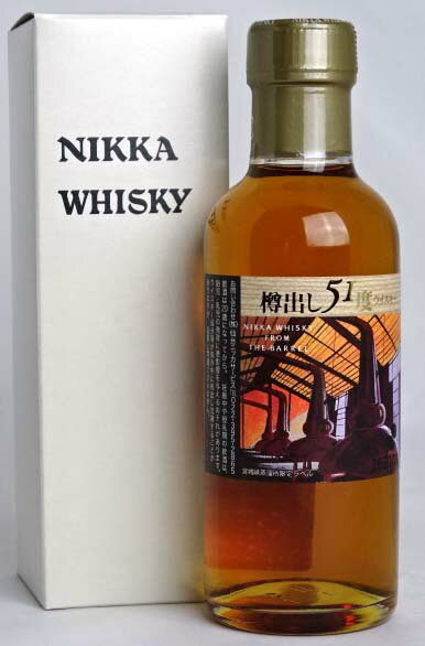 【東京都在住限定】 宮城峡蒸留所限定 ウイスキー 樽出し ポットスチル 180ml 51度 NIKKA ウイスキー MIYAGIKYO Japanese Whisky A01368