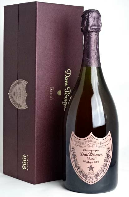 ドン・ペリニヨン ロゼ 1998 750ml ギフト箱、冊子付き Dom Perignon Rose ドンペリ ピンク A01430