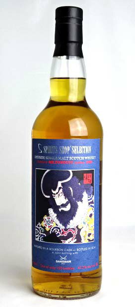 ミルトンダフ 25年 1989 バーボンカスク サムライ (サンジバー) 700ml 47.2度 MILTONDUFF SPIRITS SHOP'S SELECTION SPEYSIDE SINGLE MALT SCOTCH WHISKY A01627