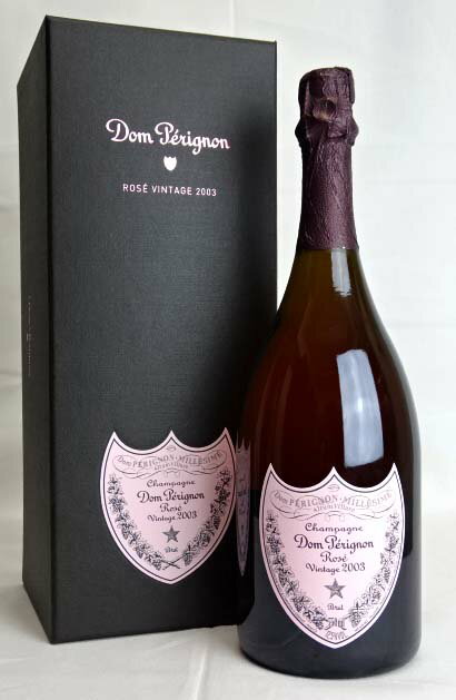 【送料込み】ドン・ペリニヨン ロゼ 2003 ギフト箱付き 750ml/Dom Perignon Rose ドンペリ ピンク　A00477