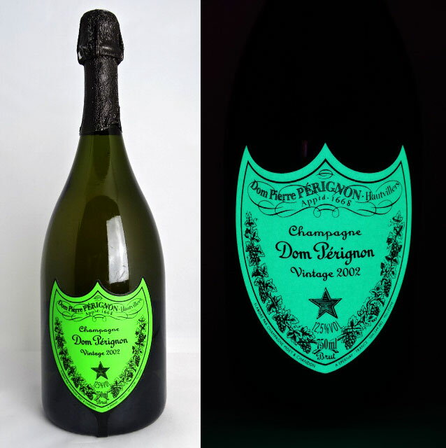 ■正規品■ドン・ペリニヨン ルミナス 2002 750ml/Dom Perignon Luminous Label ドンペリ 白 箱無し A02662