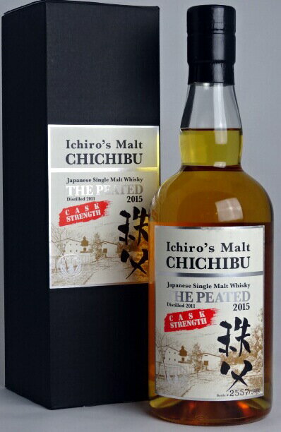 【東京都在住限定】 イチローズモルト 秩父ザ・ピーテッド 2015 カスクストレングス 700ml 62.5度 Ichiro's Malt CHICHIBU Japanese Single Malt Whisky THE PEATED 2015 A01737