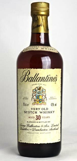 ■オールドボトル■ バランタイン 30年 750ml 43度 Ballantines AGED 30 YEARS SCOTCH WHISKY 【中古】 A03156