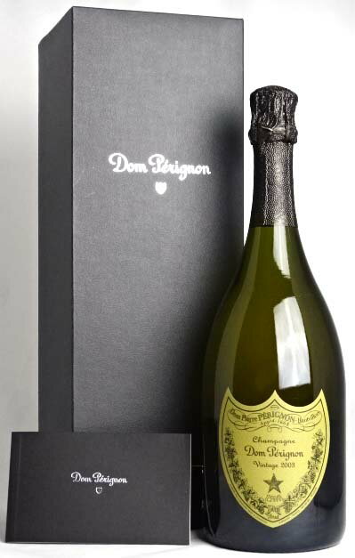 ■正規品■ ドン・ペリニヨン 2003 750ml 専用ギフトBOX・冊子付き Dom Perignon ドンペリ 白 A03262