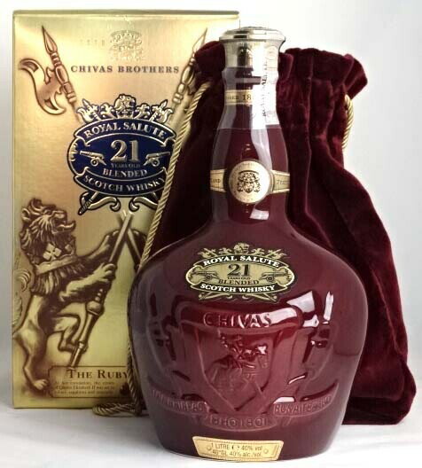 ■オールドボトル■ ロイヤルサルート 21年 1000ml 40度 スコッチウイスキー Royal Salute LXX 【中古】 A03771