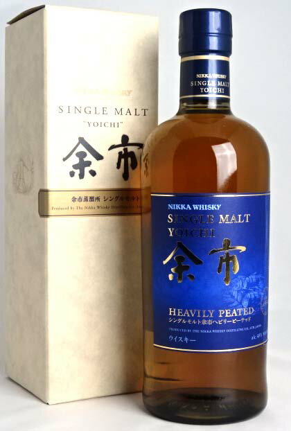 【東京都在住限定】3000本限定 ニッカ 余市 ヘビリーピーテッド ウイスキー 700ml 48度 箱付き NIKKA SINGLE MALT YOICHI HEAVILY PEATED Japanese Whisky　A01663