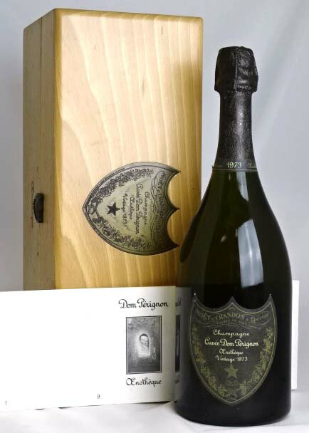 【送料込み】 ドン・ペリニヨン エノテーク プラチナ 1973 750ml 豪華木箱、冊子付き Dom Perignon Enotheque ドンペリ 黒 A03342