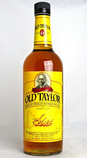 ■終売品■ オールドテイラー 6年 750ml 40度 OLD TAYLOR AGED 6 YEARS KENTUCKY STRAIGHT BOURBON WHISKEY バーボンウイスキー A04282