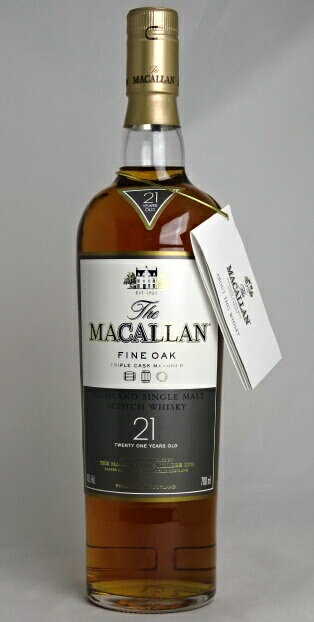 ■日本未発売■ ザ・マッカラン 21年 ファインオーク 700ml 43度 The MACALLAN FINE OAK 21 YEARS OLD A04345