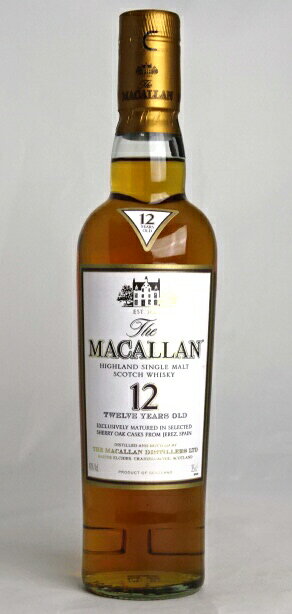 ■正規品■ マッカラン 12年 350ml 40度 シェリーオーク スコッチウイスキー MACALLAN A04649