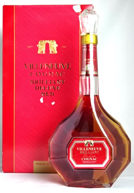 ヴィルヌーブ ブリリアント デラックス レッド 700ml 40度 VILLENEUVE COGNAC BRILLIANT DELUXE RED ブランデー／コニャック A06131