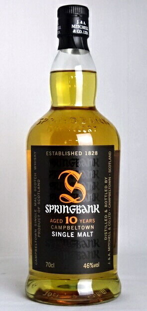 ■正規品■ スプリングバンク 10年 700ml 46度 SPRINGBANK AGED 10 YEARS CAMPBELTOWN SINGLE MALT キャンベルタウンウイスキーA06590