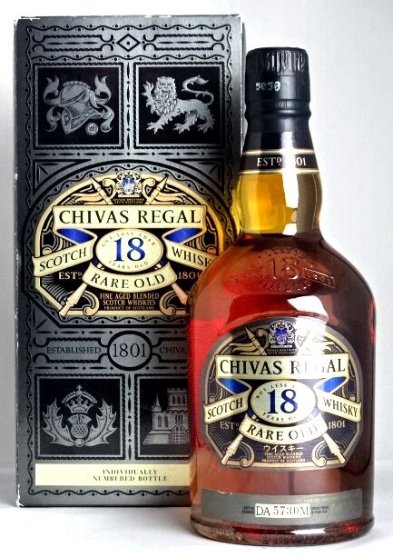 ■旧ラベル・オールドボトル■ シーバス リーガル 18年 レアオールド 750ml 40度 箱付き CHIVAS REGAL スコッチウイスキー A06910