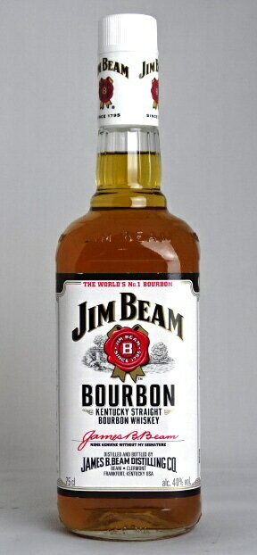 ■旧ボトル・プラキャップ■ ジムビーム ホワイト 750ml 40度 バーボンウイスキー JIM BEAM BOURBON WHISKEY A07678