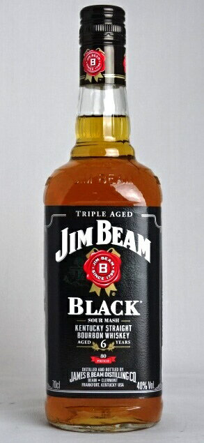 ■旧ボトル■ ジムビーム ブラック 6年 700ml 40度 バーボンウイスキーJIM BEAM BLACK AGED 6 YEARS BOURBON WHISKEY A07679
