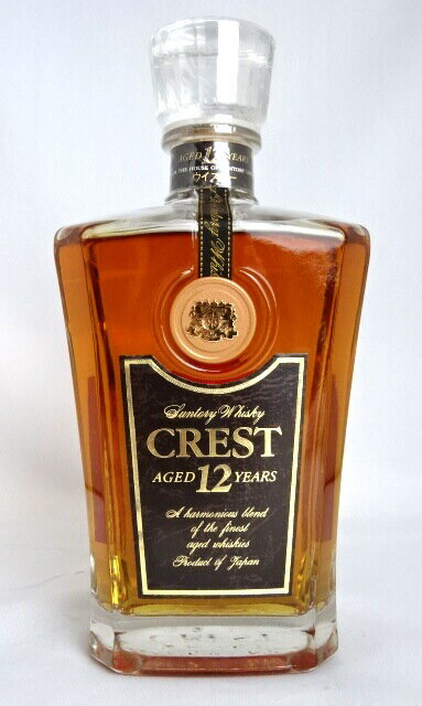 【東京都在住限定】終売品 サントリー クレスト 12年 700ml 43度 ウイスキー SUNTORY CREST AGED 12 YEARS Japanese Whisky A10383