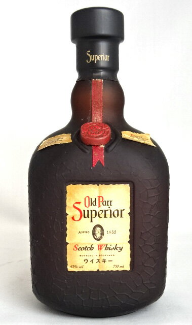 ■旧ラベル■ オールドパー スーペリア（スペリオール） 750ml 43度 Old Parr Superior ブレンデッドスコッチウイスキー A10391