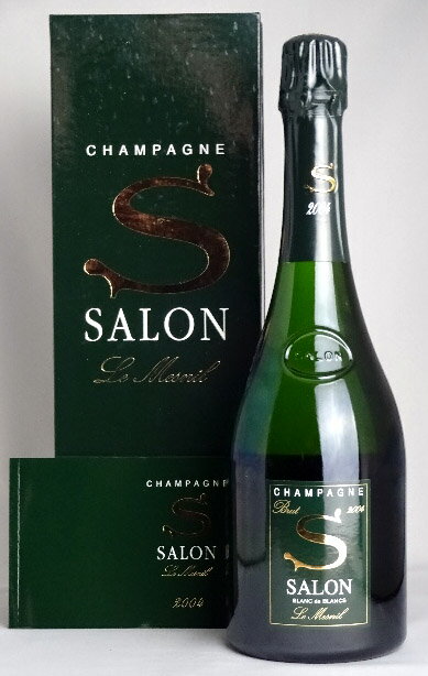 サロン ブラン・ド・ブラン ル・メニル [2004] 750ml シャンパーニュ 白 Salon BLANC DE BLANCS (Le Mesnil) Brut 箱付き 並行