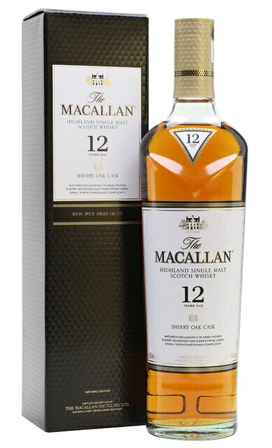 ■正規品■ ザ・マッカラン 12年 700ml 40度 シェリーオーク 箱付き スコッチウイスキー The MACALLAN