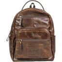【日本未発売】【Rawlings(ローリングス)】レザーコレクション バックパック（リュック バッグ）ブラウン■Rugged medium backpack Brown