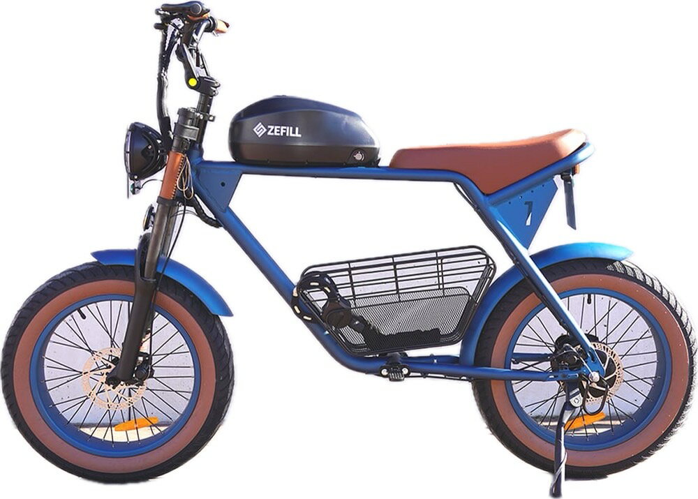 ［特定小型原付］TK-1 マットブルー ZEFILL 特定小型原・電動バイク 免許不要バイク型の特定小型原付