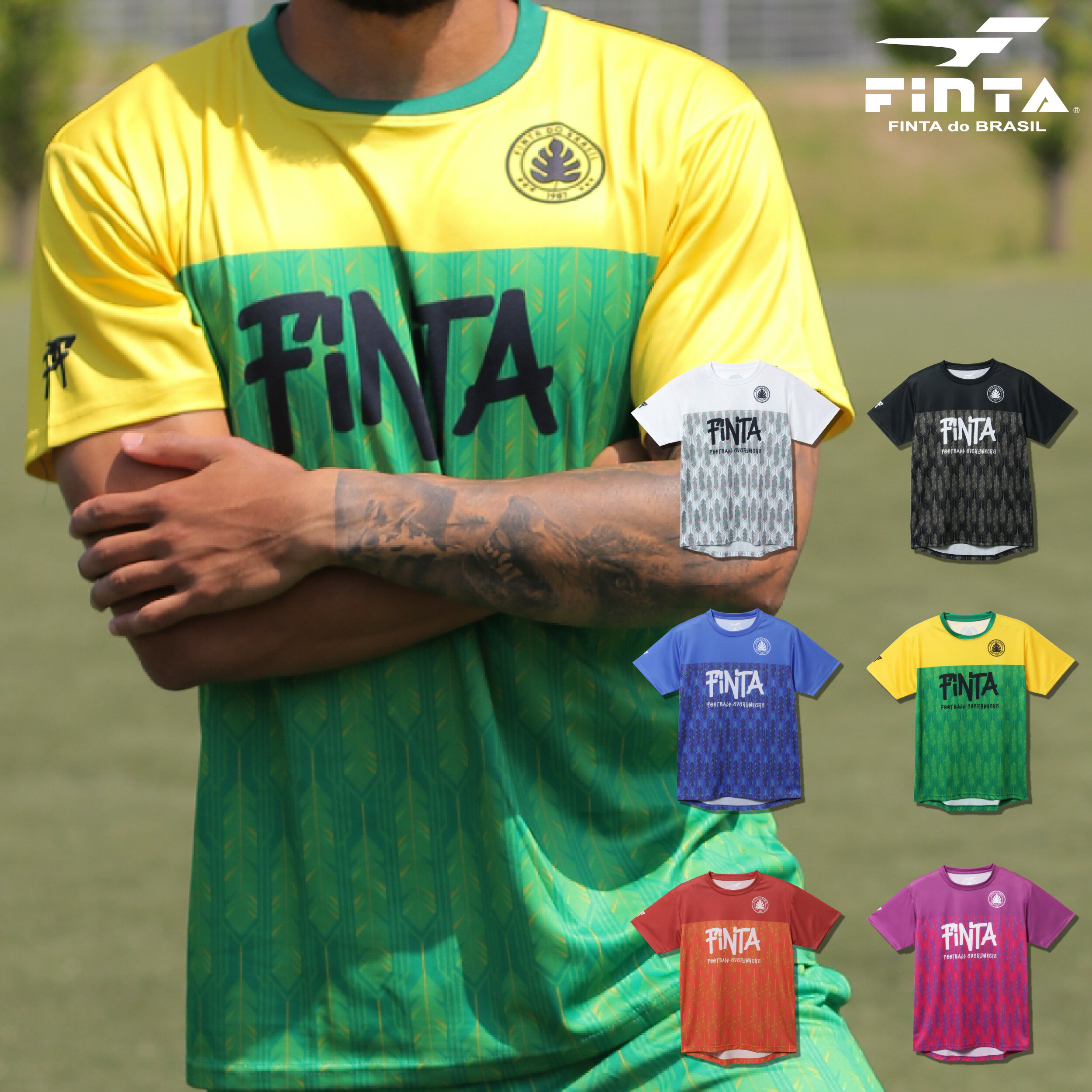 FINTA フィンタ サッカー フットサル FFFグラフィックシャツFT4100