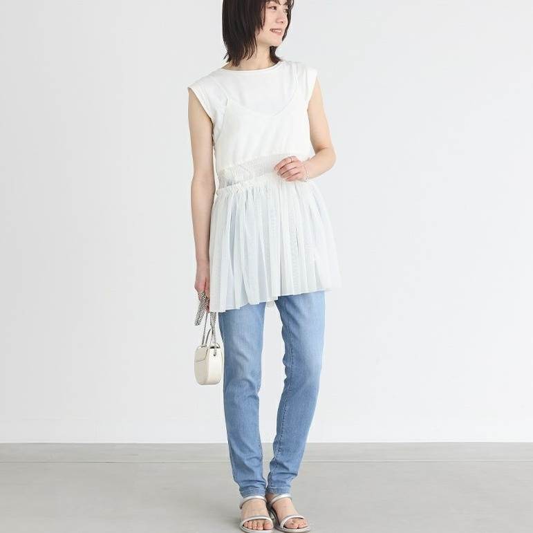 乐天商城 - レディース パンツ デニム ポケット 通気性 UVカット きれいめ シンプル 上品 おしゃれ かっこいい カジュアル 個性的 主役級 存在感 オールシーズン ベーシック ナチュラル キュート クール 送料無料