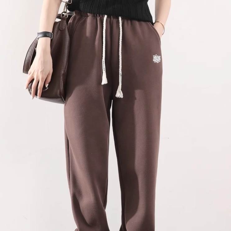 乐天商城 - ボトムス パンツ ズボン ロングパンツ スウェットパンツ ウエストゴム ポケット 裏起毛 かわいい 大人可愛い きれいめ シンプル 上品 おしゃれ かっこいい カジュアル こなれ感 個性的 主役級 存在感 抜け感 秋 冬 ベーシック ナチュラル クール メンズライク