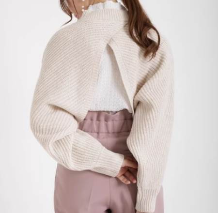 Rakuten - レディース トップス ニット セーター コンサバ きれいめ シンプル 上品 おしゃれ フォーマル とろみ感 ナチュラル 無地 オフィス ビジネス OL 通勤 学生