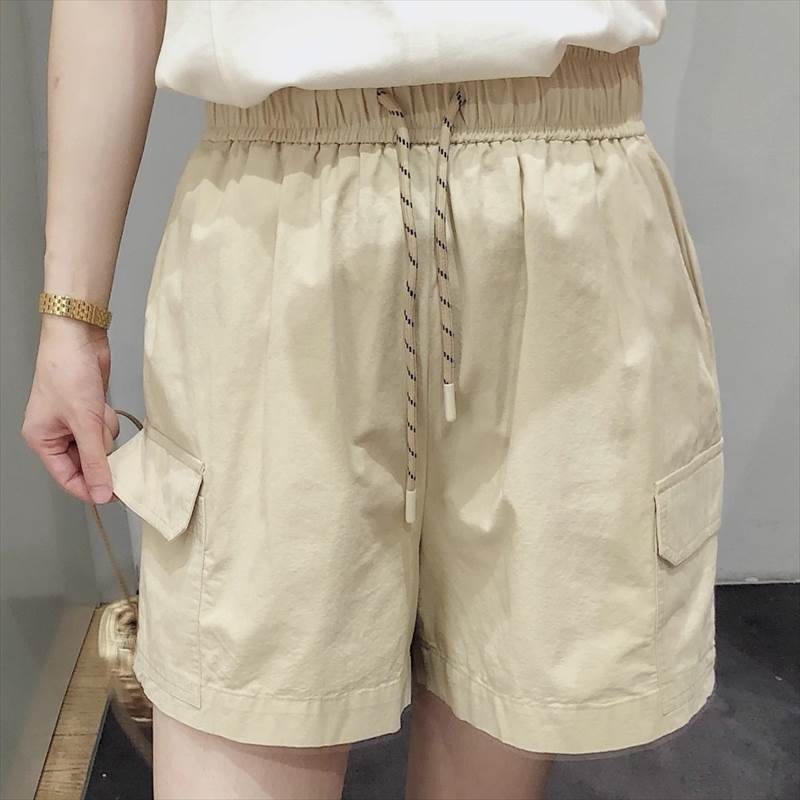 樂天商城 - レディース パンツ ボトムス デート カラーパンツ ショートパンツ ロング ロング丈 セミフレア ワイド 切り替えデザイン スマート ポケット ウエストゴム 伸縮性 かわいい 大人可愛い きれいめ シンプル カジュアル 上品 おしゃれ お洒落 レトロ 大人女子 こなれ感