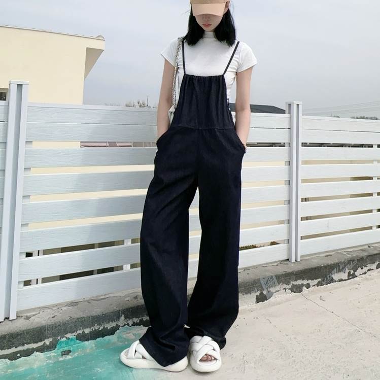 Rakuten - ボトムス パンツ ロングパンツ オーバーオール サロペット デニムパンツ ポケット かわいい 大人可愛い きれいめ シンプル 上品 おしゃれ かっこいい カジュアル レトロ こなれ感 個性的 主役級 存在感 抜け感 オールシーズン ベーシック ナチュラル クール