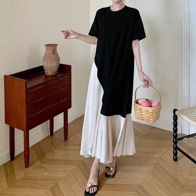 レディースワンピース膝下ミモレロン...