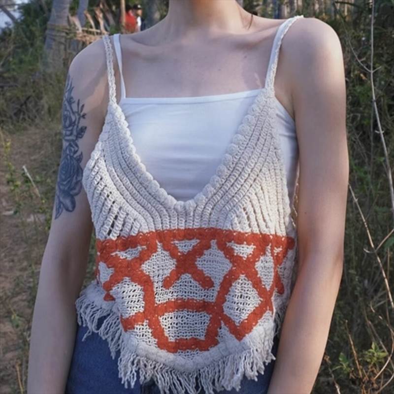 レディース トップス キャミソール デート ショート ショート丈 袖なし ノースリーブ Vネック 襟なし ..