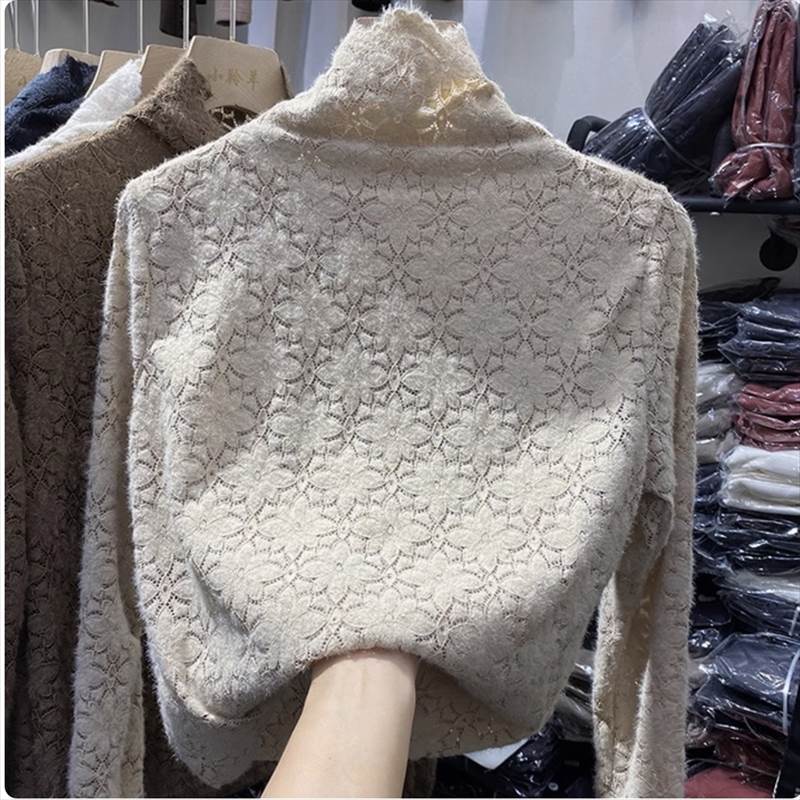 樂天商城 - レディース トップス カットソー デート 白トップス ミディアム丈 袖あり 長袖 萌袖 Vネック 襟なし ハイネック タイト 細身 ストレート スマート レース 編み込み 伸縮性 かわいい 大人可愛い きれいめ シンプル カジュアル 上品 おしゃれ お洒落 レトロ 大人女子