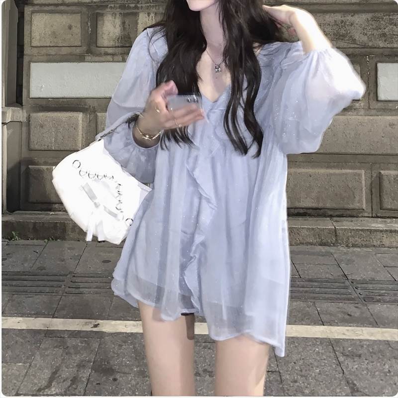 レディーストップスブラウスチュニッ...