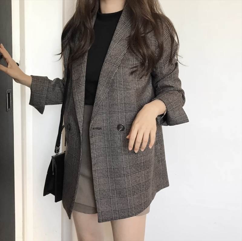 乐天商城 - レディース トップス ジャケット 上着 デート ミディアム丈 袖あり 長袖 ボリューム袖 襟付き ワイド スマート 前開き かわいい 大人可愛い きれいめ シンプル カジュアル 上品 おしゃれ お洒落 レトロ 大人女子 こなれ感 ラフ ラブリー キュート ガーリー 個性的