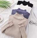 レディース トップス ニット タイト スリム 細身 ストレート ペプラム Iライン かわいい 大人可愛い きれいめ シンプル カジュアル 上品 おしゃれ かっこ...