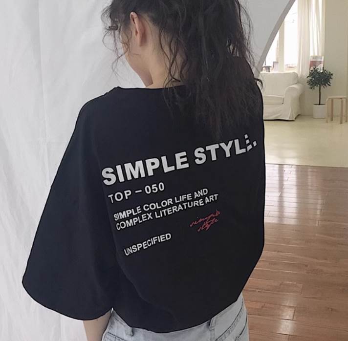 Garments - トップス レディース 半袖 夏 秋 1枚で決まる 送料無料 韓国 オルチャン ビッグT Tシャツ ワイド 腕カバー ラウンドネック オーバーサイズ カジュアル おしゃれ かっこいい こなれ感 ラフ メンズライク ボーイッシュ スポーティー ルーズ トップス 学生 休日 普段使い 白 黒
