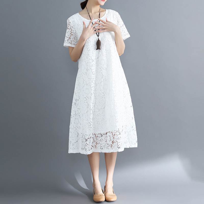 Rakuten - レディース ワンピース 膝下 半袖 ラウンドネック スリム 細身 かわいい 大人可愛い きれいめ 上品 おしゃれ OL 通勤 デート お出かけ お泊まり リゾート 旅行 レストラン 女子会 休日 バカンス ホテル ショッピング コンサート 合コン オルチャン コーデ 楽ちん