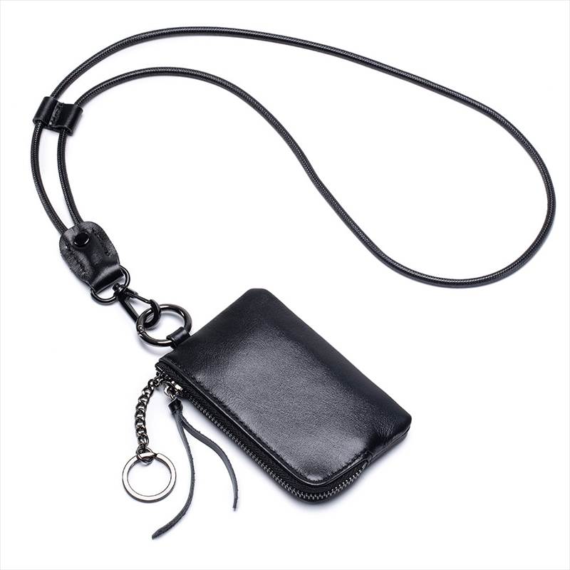 Rakuten - コインケース 財布 ミニ財布 小銭入れ ミニウォレット 四角 ラウンドファスナー フェイクレザー ストラップ付 取り外し可能 可愛い かわいい 大人可愛い きれいめ シンプル 上品 おしゃれ カジュアル レトロ こなれ感 個性的 主役級 存在感 抜け感 オールシーズン