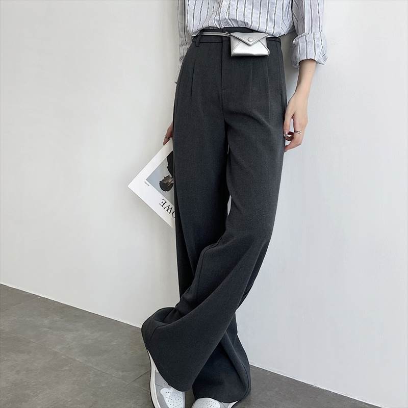 樂天商城 - ボトムス パンツ ロングパンツ ストレートパンツ ポケット ハイウエスト スラックス 可愛い かわいい 大人可愛い きれいめ シンプル 上品 おしゃれ カジュアル レトロ こなれ感 個性的 主役級 存在感 抜け感 オールシーズン ベーシック ナチュラル クール モード系