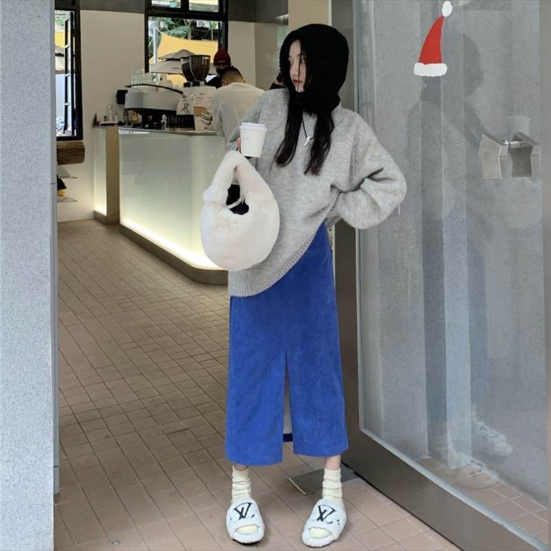 乐天商城 - レディース スカート スリム 細身 Aライン フェミニン スリット かわいい 大人可愛い きれいめ シンプル カジュアル おしゃれ こなれ感 ラフ ガーリー ルーズ 個性的 抜け感 ナチュラル 無地 秋 冬 OL 通勤 学生 学校 通学 デート お出かけ お泊まり 旅行 レストラン