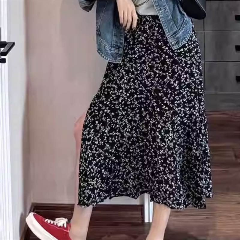 Rakuten - レディース スカート デート ミモレ ミモレ丈 ミディアム丈 フレア Aライン 切り替えデザイン スリット サイドスリット かわいい 大人可愛い きれいめ シンプル カジュアル 上品 おしゃれ お洒落 レトロ 大人女子 こなれ感 ラフ ラブリー キュート ガーリー 個性的