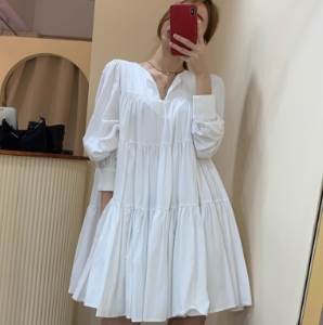Rakuten - レディース トップス ワンピース かわいい 大人可愛い きれいめ シンプル カジュアル 上品 おしゃれ かっこいい アジアン エキゾチック ラフ メンズライク 個性的 クール モード系 エレガント モダン 主役級 存在感 フォーマル とろみ感 抜け感 浴衣風 かっちり